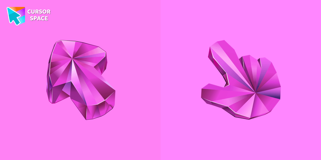 Pink Sapphire Texture cursor